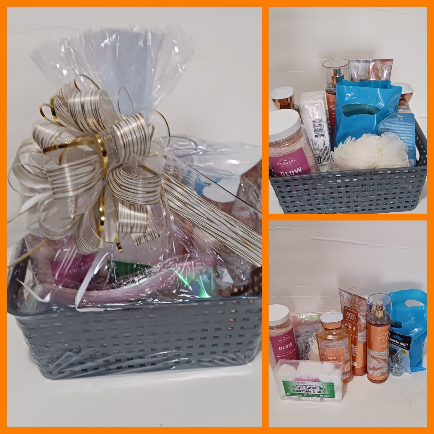 Mother's Day Bath & Body Works Warm Vanilla Sugar 9pc Spa Gift Basket