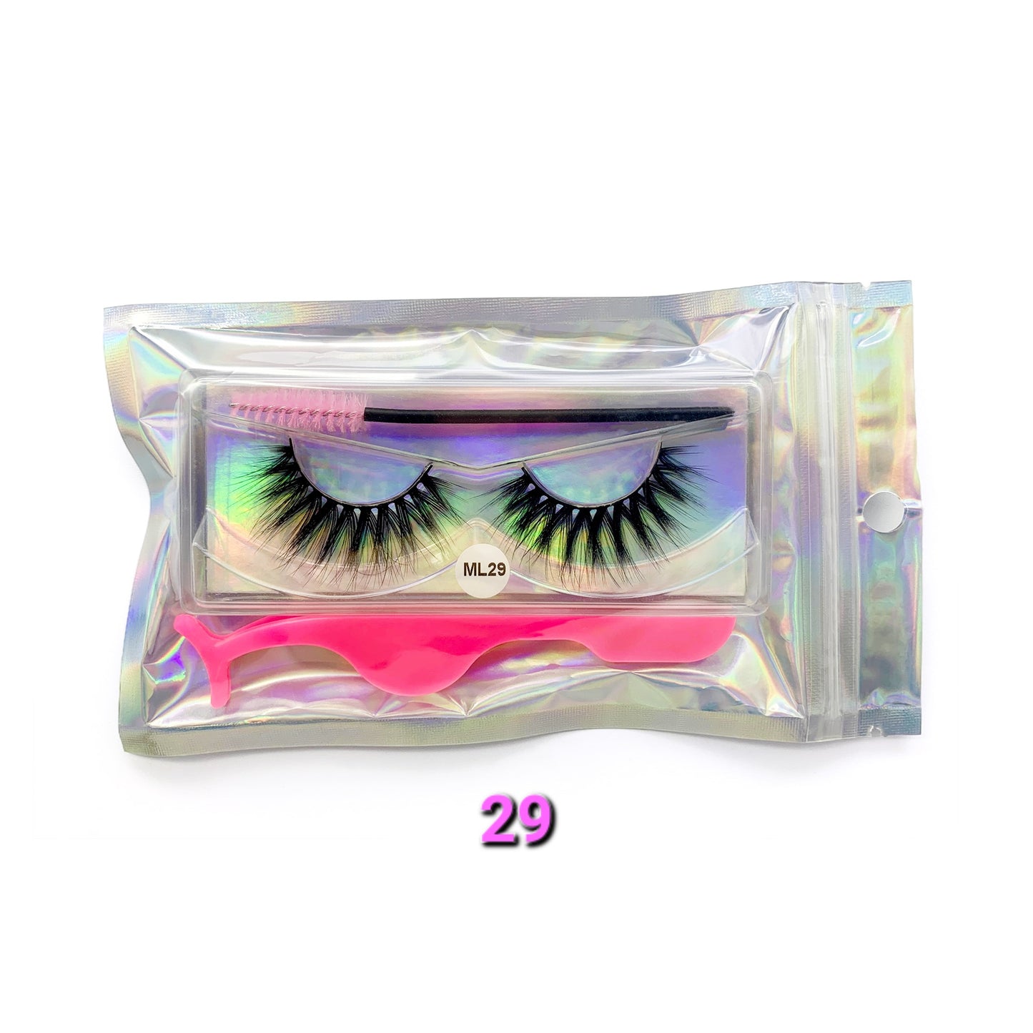 21-30 Natural Fluffy Dramatic Wispy Mink Eyelashes Pack