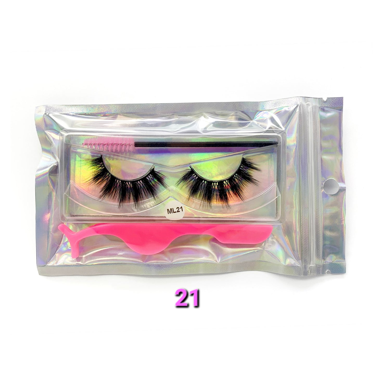 21-30 Natural Fluffy Dramatic Wispy Mink Eyelashes Pack