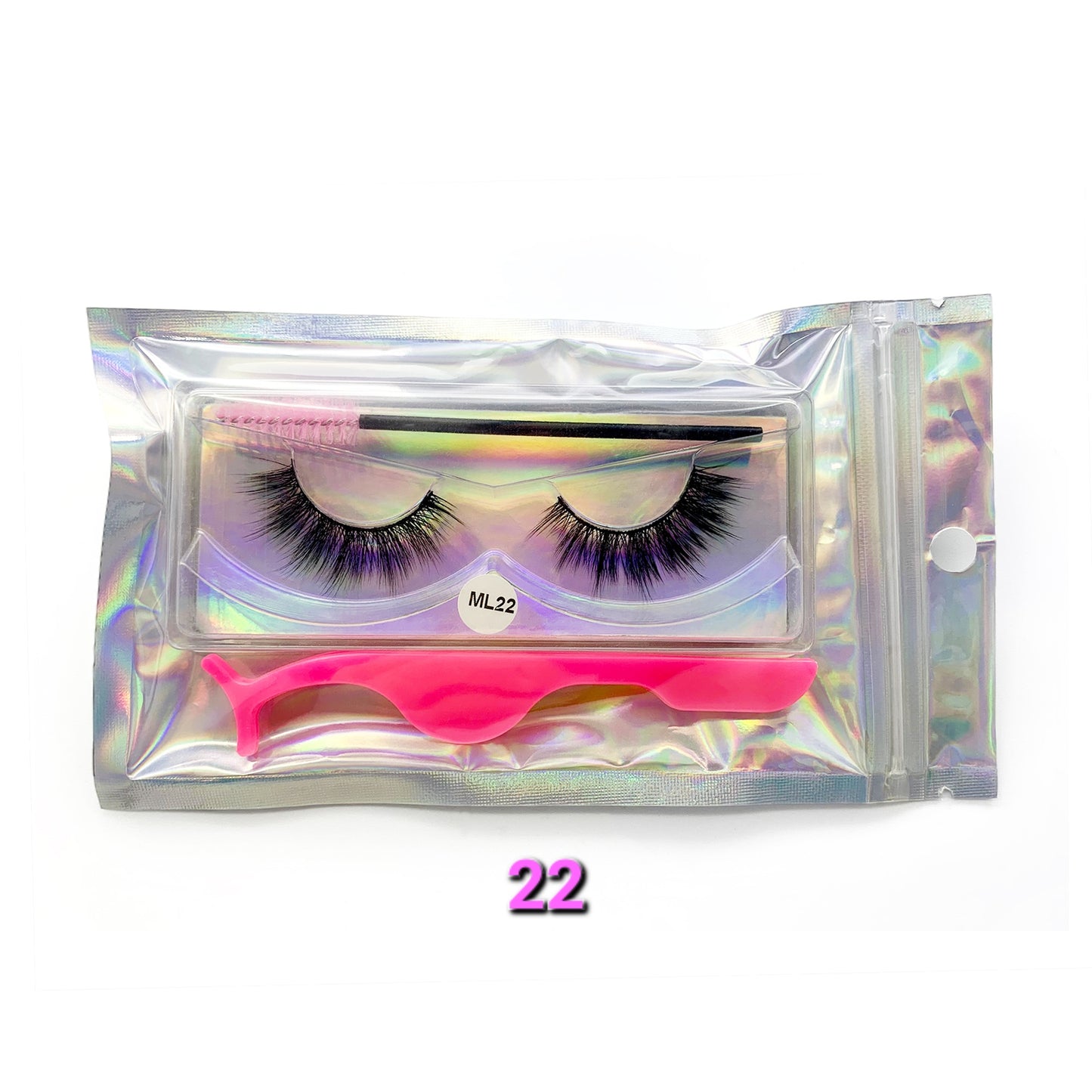 21-30 Natural Fluffy Dramatic Wispy Mink Eyelashes Pack