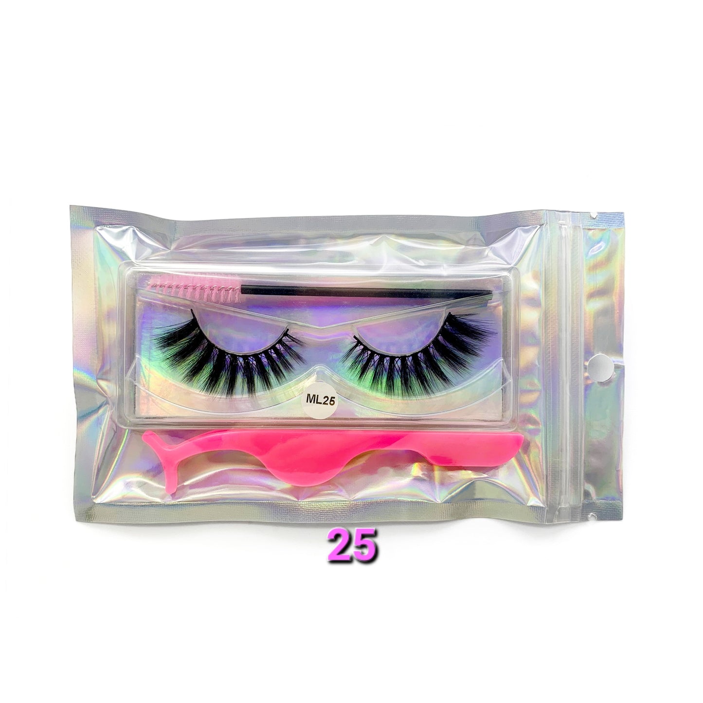 21-30 Natural Fluffy Dramatic Wispy Mink Eyelashes Pack