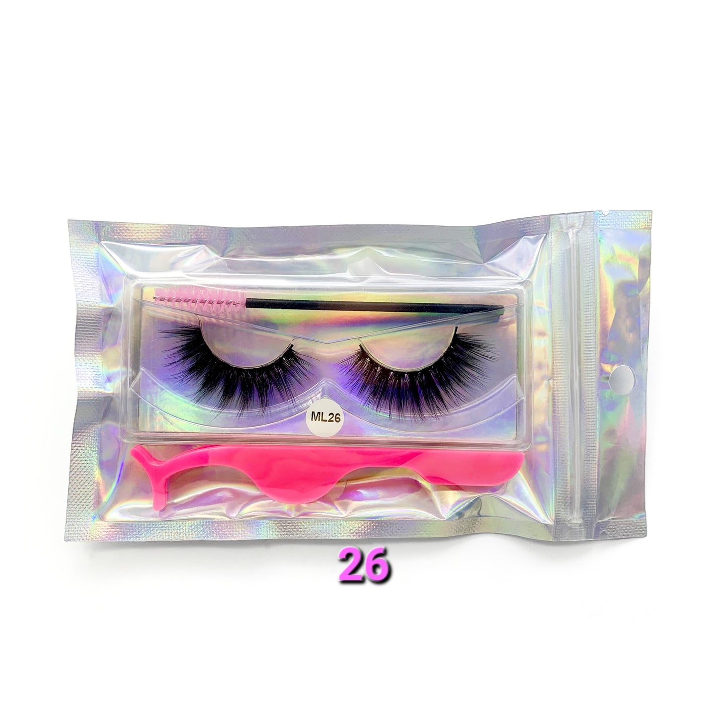 21-30 Natural Fluffy Dramatic Wispy Mink Eyelashes Pack