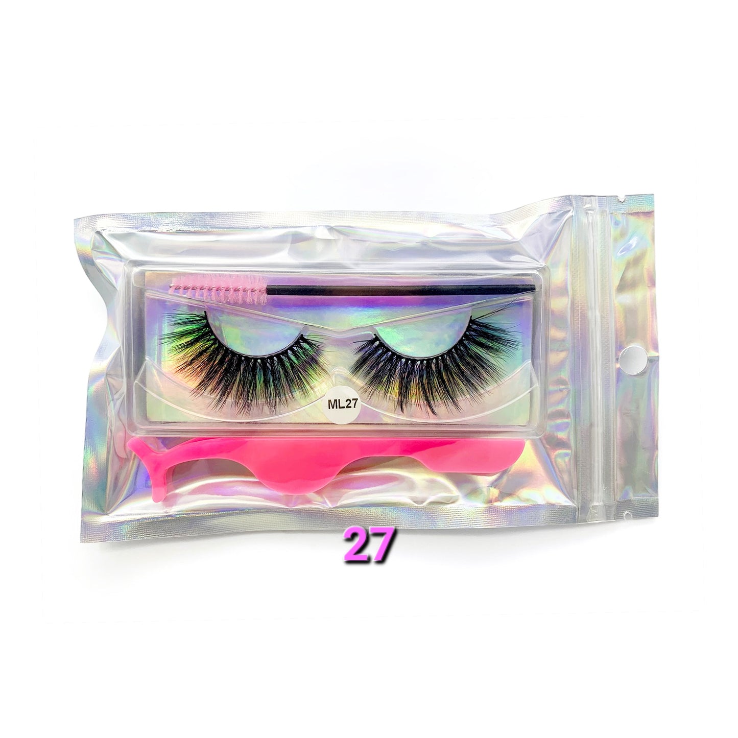 21-30 Natural Fluffy Dramatic Wispy Mink Eyelashes Pack