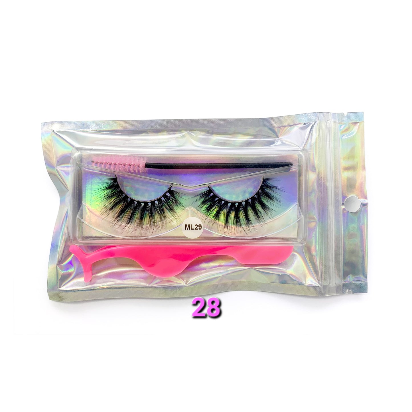 21-30 Natural Fluffy Dramatic Wispy Mink Eyelashes Pack