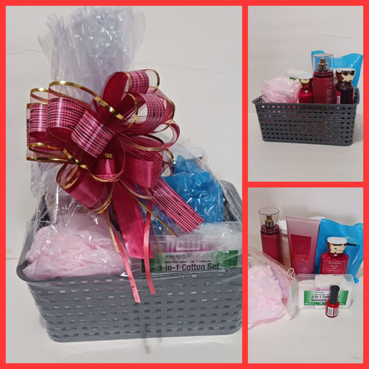 Bath & Body Works Forever Red 9pc Spa Gift Basket