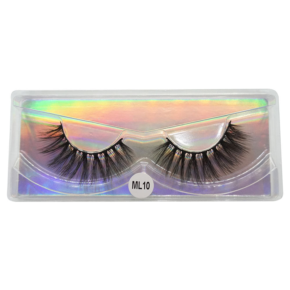 1-10 Natural Fluffy Dramatic Wispy Mink Eyelashes Pack