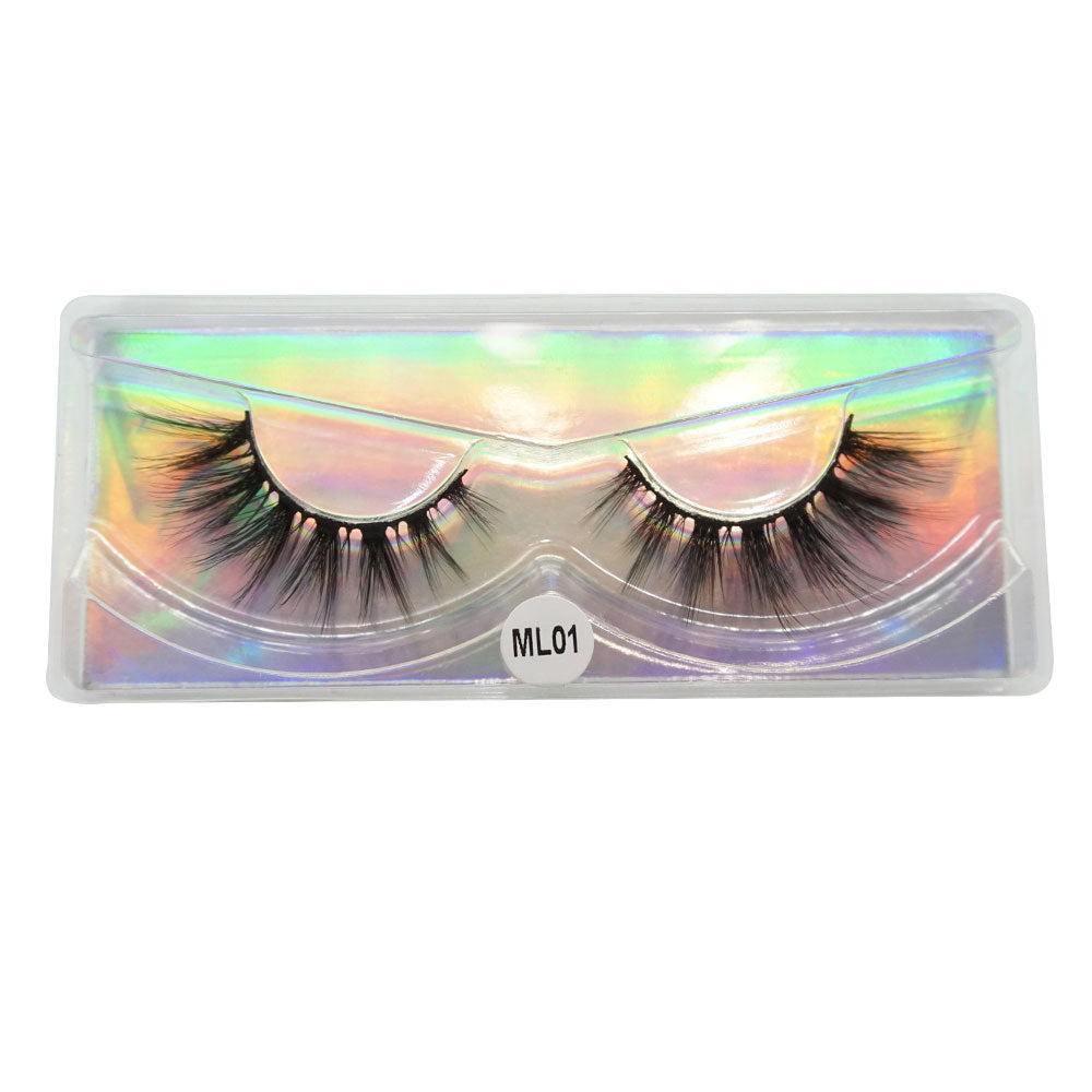 1-10 Natural Fluffy Dramatic Wispy Mink Eyelashes Pack