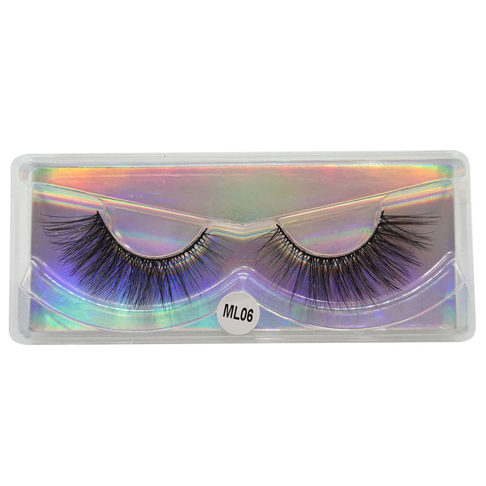 1-10 Natural Fluffy Dramatic Wispy Mink Eyelashes Pack