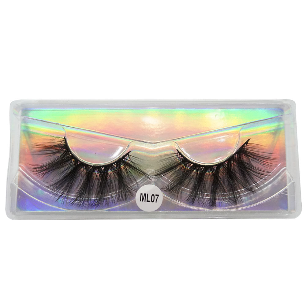 1-10 Natural Fluffy Dramatic Wispy Mink Eyelashes Pack