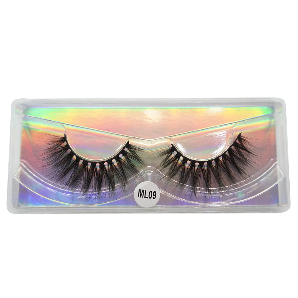 1-10 Natural Fluffy Dramatic Wispy Mink Eyelashes Pack