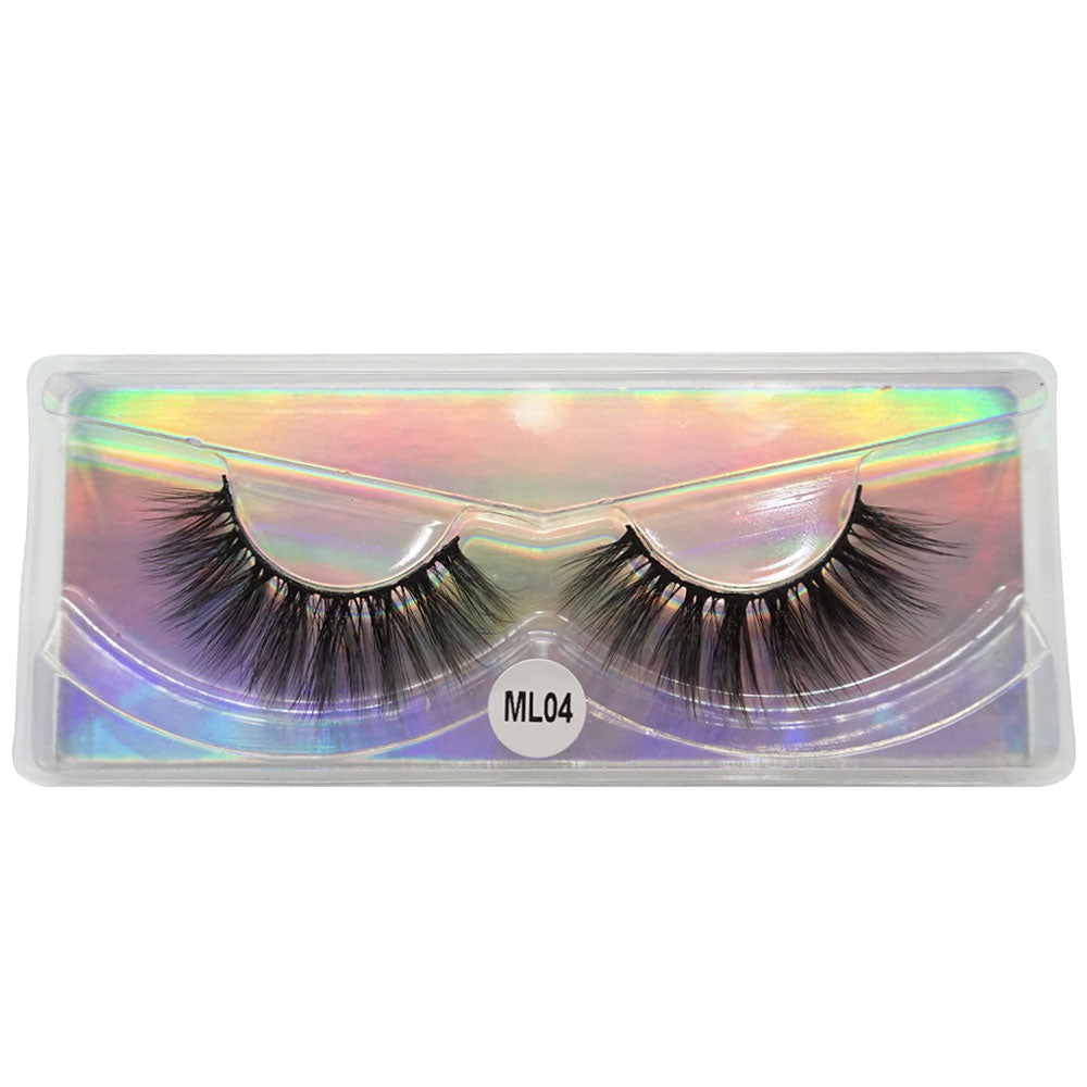 1-10 Natural Fluffy Dramatic Wispy Mink Eyelashes Pack