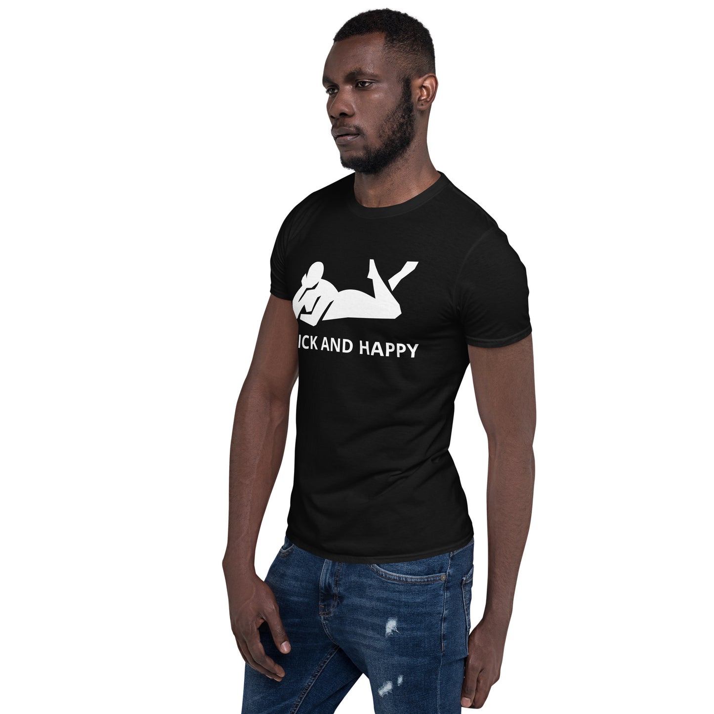 THICK AND HAPPY Short-Sleeve Unisex T-Shirt